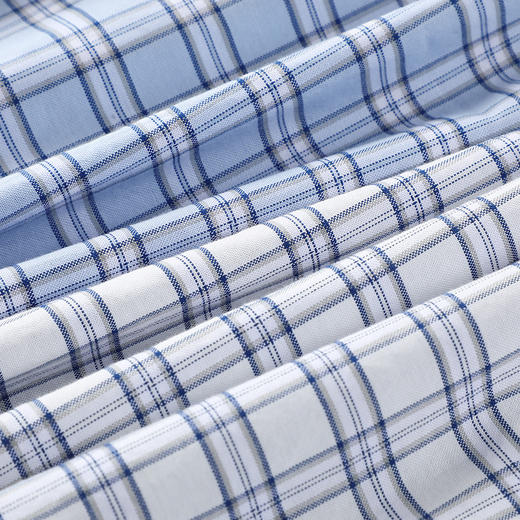 【莱赛尔棉】【DG】大依优型大码短袖衬衫男休闲夏季薄款上衣胖子莱赛尔棉格子加肥加大 商品图3