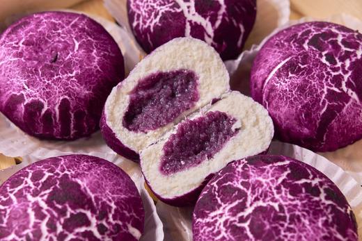 玥小妹爆浆黑芝麻包/奶香紫薯包420g（70g*6个）/袋*2袋优质小麦粉，天然食材 无过多添加，🈚️香精🈚️色素🈚️防腐剂 商品图5