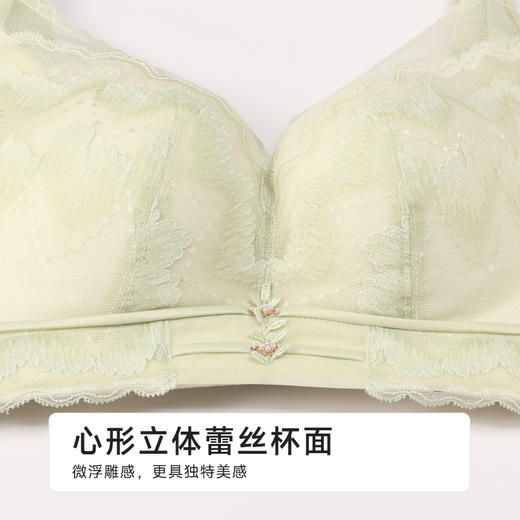 都市丽人舒软挺塑调整型文胸A:加加厚B:中厚蕾丝树脂胶圈塑身文胸LJH4A8 商品图4