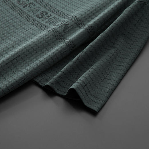 【DWP】大依优型大码圆领短袖T恤加肥加大男士大号弹力透气舒适夏季半袖 商品图6