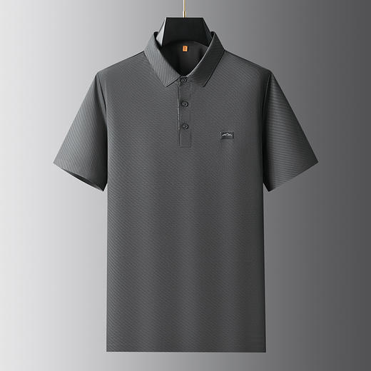 【弹力】【DWP】大依优型大码短袖POLO衫弹力翻领体恤加肥加大男士大号弹力透气舒适夏季半袖 商品图7