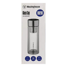 西屋清悦泡茶玻璃杯WB280   280ml（仅供济南市区）