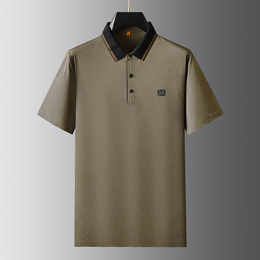 【DWP】大依优型大码短袖POLO衫翻领体恤加肥加大男士大号弹力透气舒适夏季半袖 商品图7