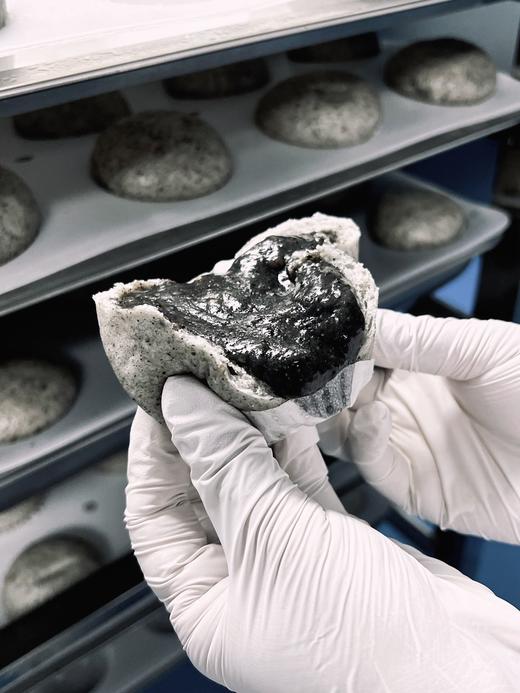 玥小妹爆浆黑芝麻包/奶香紫薯包420g（70g*6个）/袋*2袋优质小麦粉，天然食材 无过多添加，🈚️香精🈚️色素🈚️防腐剂 商品图3