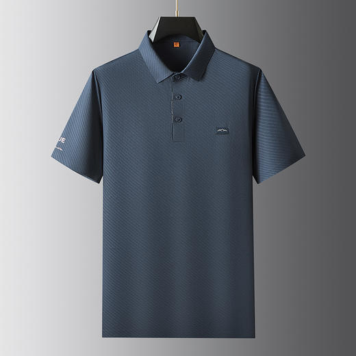 【弹力】【DWP】大依优型大码短袖POLO衫弹力翻领体恤加肥加大男士大号弹力透气舒适夏季半袖 商品图6