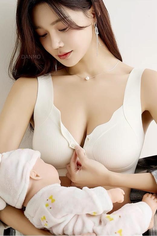 清爽透气 自由呼吸「DANMO零感前扣妈妈内衣」分离式杯垫 轻松拆卸置放 便携式前扣 轻松穿脱 商品图1