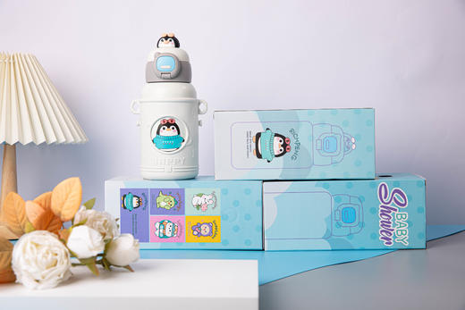 💥外贸尾单!开学必备!【KEYIOW卡通儿童保温杯]🔸 今日立省20，💪39.9到手!淘宝同款 59.9! ✅ 采用食品级不锈钢内胆，🚀食品级PP材质。 商品图2