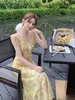 张心子【绿野仙踪】春夏氛围感碎花小荷叶花边吊带裙 连衣裙U2502002 商品缩略图1