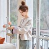 新中式国风提花圆领短外套，宽松百搭洋气拼接袖口上衣HR-YJLY8523A 商品缩略图2