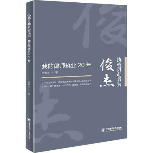 执戟勇赴者为俊杰 我的律师执业20年 商品图0