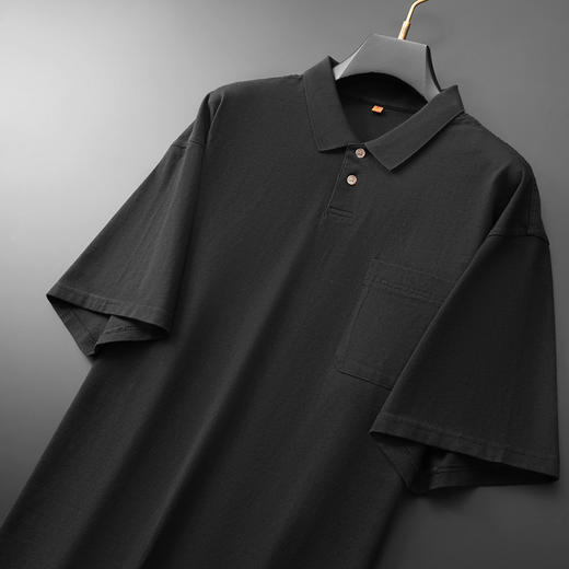 【100%棉】【DWP】大依优型大码短袖POLO衫翻领体恤加肥加大男士大号弹力透气舒适夏季半袖 商品图4