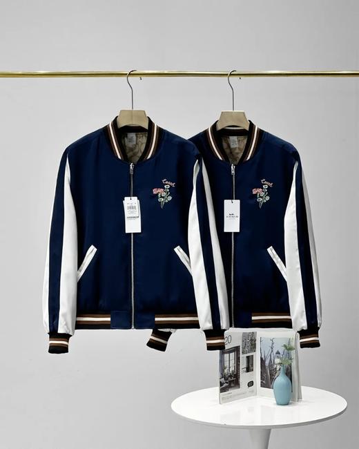 【maxwm1】时尚新款女士刺绣双面穿棒球领休闲外套！！ 商品图1