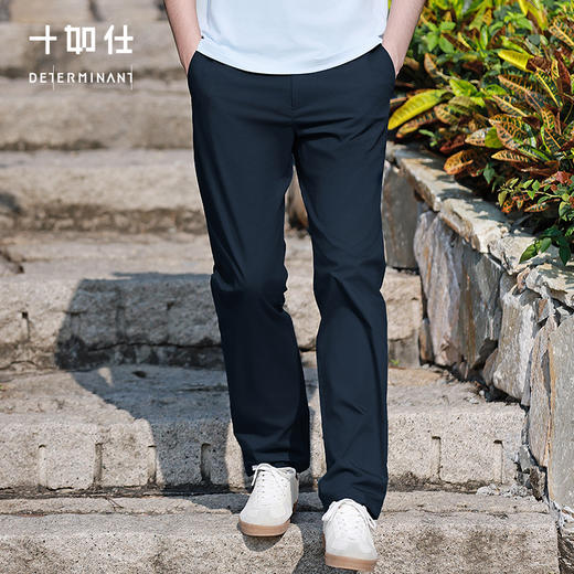 十如仕专柜同款薄款抗皱凉感舒适速干休闲长裤易打理男士透气-SP18 商品图2