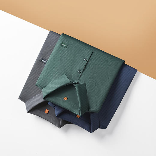 【弹力】【DWP】大依优型大码短袖POLO衫弹力翻领体恤加肥加大男士大号弹力透气舒适夏季半袖 商品图9