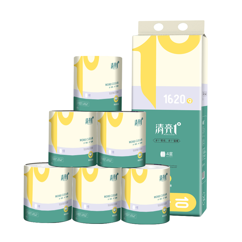 清亮一度 有芯卷纸135克/卷 12卷/提