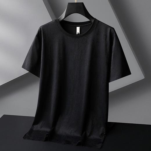 【DG】大依优型大码短袖T恤冰丝凉感半袖体恤衫男加大码免烫打底衫肥佬休闲夏装薄胖子上衣夏季 商品图1