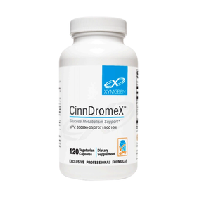 【稳糖因子胶囊】CinnDromeX 120粒 支持健康血糖代谢 支持血脂健康 胰岛素敏感性  硫辛酸+肉桂+铬 赛默金Xymogen