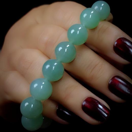 翡翠珠串配老山檀 商品图9