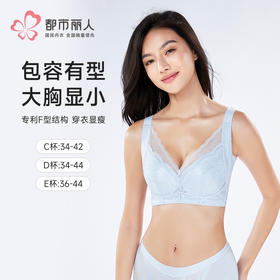 都市丽人完美包容内衣CDE:超薄蕾丝软钢圈常规文胸YBH3J5