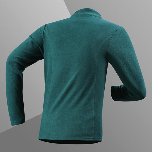 【精选】01E STATION户外半拉链抓绒外套（3色可选）  时尚百搭德容黑科技锁温保暖透气不闷防刮耐磨 商品图1