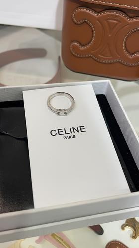 赛家 25年新款银色凯旋门满钻戒指