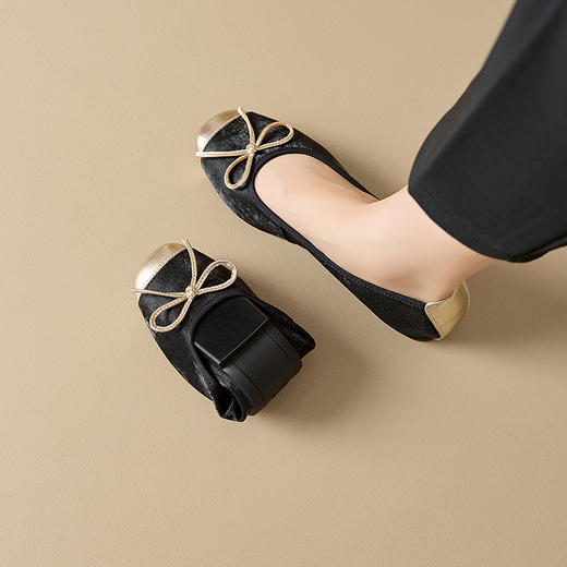 雀说真皮休闲蛋卷鞋软底羊皮防滑牛筋底舒适单鞋AL2226 商品图6