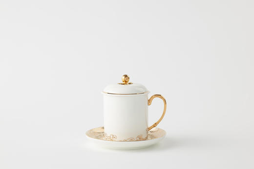 国瓷永丰源 先生瓷·海上明珠3件套会议杯（黄金) 商品图4