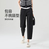 【逸阳手熨镰刀裤】25春九分哈伦裤宽松舒适高腰裤子0535 商品缩略图2