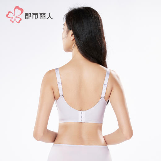 都市丽人舒软挺塑调整型文胸薄蕾丝树脂胶圈塑身文胸LJH2A7 商品图3