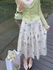 张心子【和风花影】春夏高腰气质显瘦碎花半身裙 U2502022 商品缩略图4