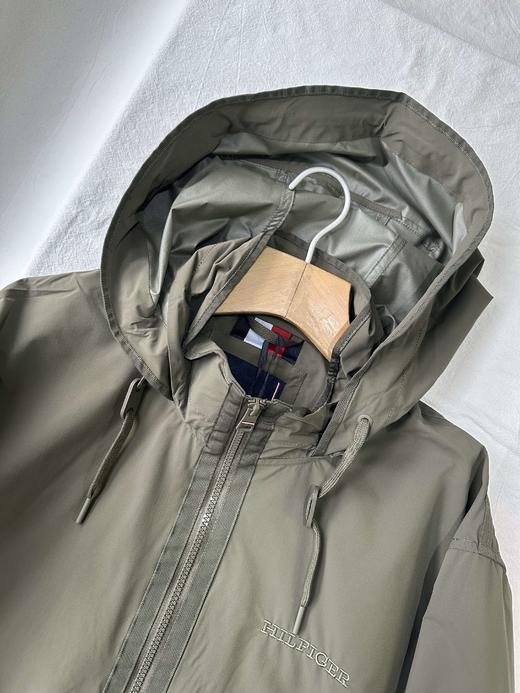 贝壳三 美式休闲梭织抽绳下摆外套梭织简约防风冲锋衣夹克C022406 商品图7