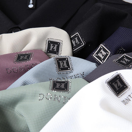 【冰丝无痕】【8色可选】【DK】大依优型大码短袖polo衫翻领加肥加大男装肥佬运动休闲冰丝无痕凉感上衣胖子商务 商品图4