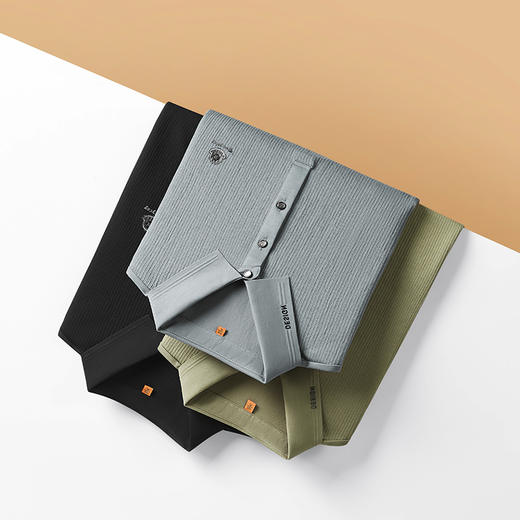 【棉质】【DWP】大依优型大码短袖POLO衫翻领体恤加肥加大男士大号弹力透气舒适夏季半袖 商品图1