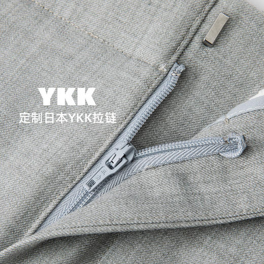 丁摩 高级感羊毛西装裤女高腰显瘦垂感直筒长裤休闲阔腿裤子WS-362 商品图3