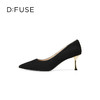 Dfuse迪芙斯2025春季新款经典通勤鞋简约素面金属高跟鞋DFD1111067 商品缩略图9