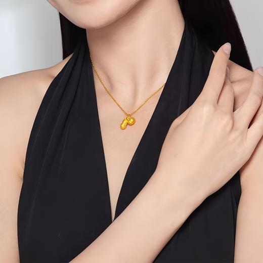 足金好柿发生挂件（配银链） 商品图5