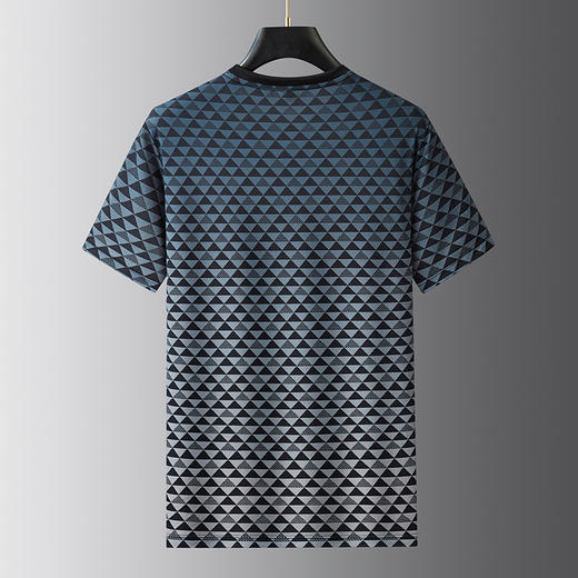 【DWP】大依优型大码圆领短袖T恤加肥加大男士大号弹力透气舒适夏季半袖 商品图2