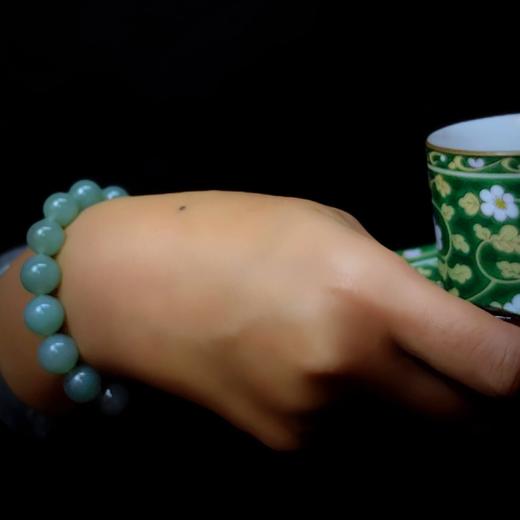 翡翠珠串配老山檀 商品图7