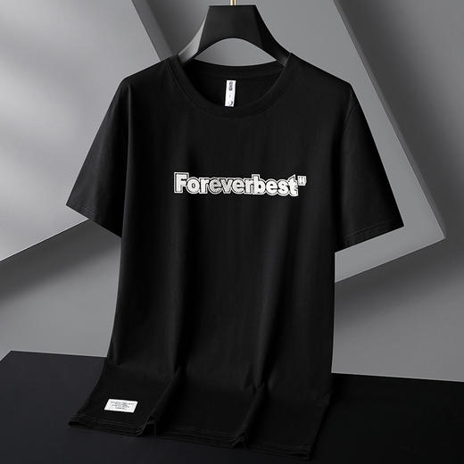 【DG】大依优型大码短袖T恤半袖体恤肥佬圆领打底衫夏季薄款棉质上衣男加肥大码胖子 商品图8