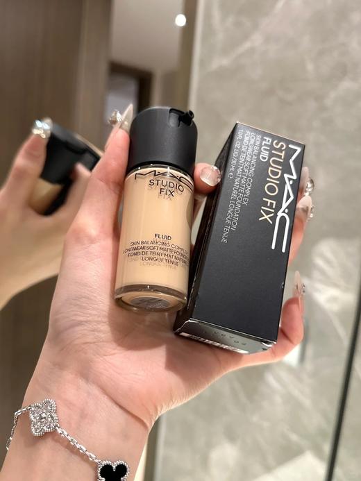 专柜350 新款持久无暇 MAC无暇定制粉底液二代30ml 无瑕奶油肌持久保湿不脱妆 商品图5
