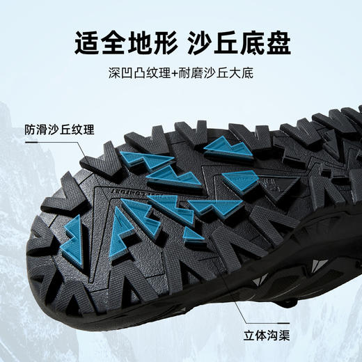 骆驼2025春夏新款透气缓震抓地耐撞轻盈耐磨休闲户外鞋男 G14S090603 商品图2