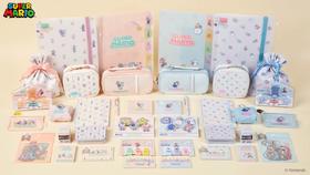 日本SUN-STAR太阳星任天堂超级马里奥限定大容量笔袋便签本