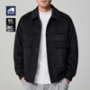 墨麦客男装复古撞色短款翻领羽绒服男2024冬季新款鸭绒毛呢外套。 商品缩略图0