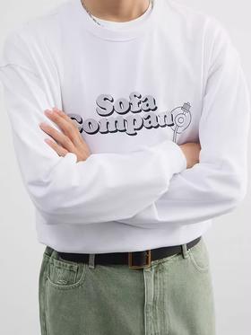 SUPERTOFU(SPTF) /CDT-AW24-T035/唱针图案 长袖T恤