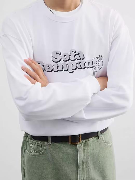 SUPERTOFU(SPTF) /CDT-AW24-T035/唱针图案 长袖T恤 商品图0