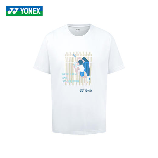 2025新款尤尼克斯YONEX羽毛球服速干短袖比赛服 115945BCR/215945BCR男女款短袖 商品图4