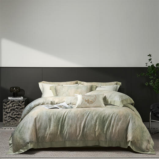 【门店同款】春夏铂金臻柔棉四件套 天丝棉爽滑柔顺套件 商品图9