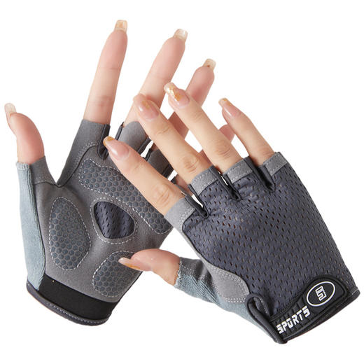 儿童手套半指男孩女童户外骑行运动户外轮滑平衡车登山防滑手套 商品图2