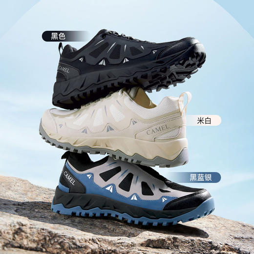 骆驼2025春夏新款透气缓震抓地耐撞轻盈耐磨休闲户外鞋男 G14S090603 商品图4