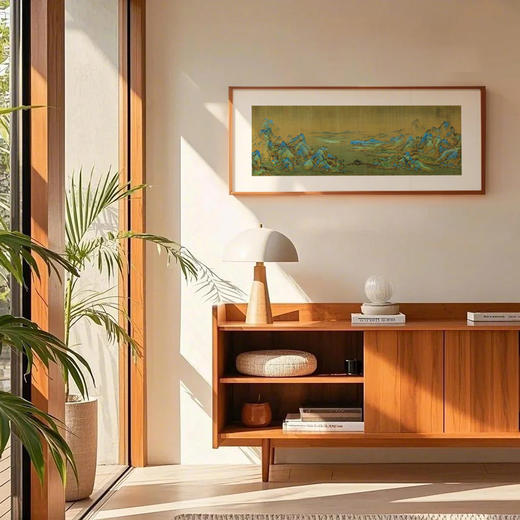 伽罗 JALO 挂画-王希孟-千里江山图（局部）-下单2天内发货 商品图2